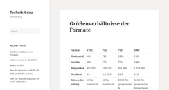 Desktop Screenshot of hdtv-guru.de